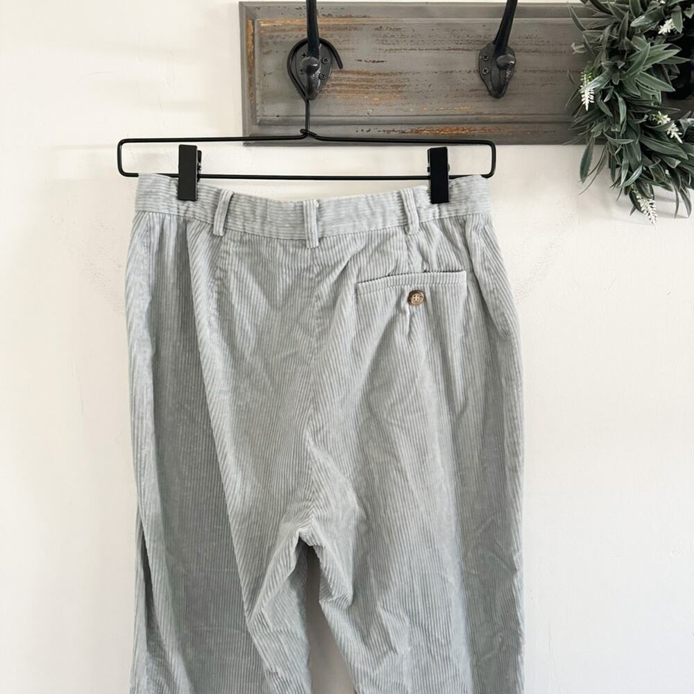 Maxmara Weekend Blue Corduroy Straight Trouser Pants US 6 - Picture 4 of 6